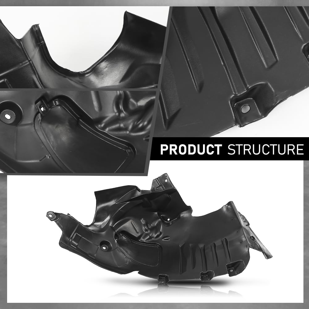 G-PLUS Front Left Side Fender Liner Compatible with Benz E400 2015-2017,Fit Benz E550 2014-2017,Fit Benz E350 2014 MB1248176