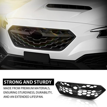 G-PLUS Front Grille Black Compatible with Subaru WRX 2022-2023 91121VC200, SU1200198