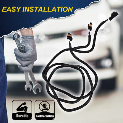 G-PLUS Fog Light Wiring Harness Compatible with 2002-2008 Dodge Ram 1500 2500 3500 Truck Driver & Passenger Side