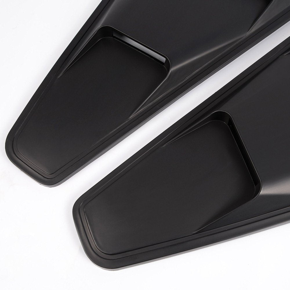 G-PLUS Window Louvers Scoop Cover Vent Replacement For Ford Mustang 2005-2014 1/4 Quarter Black Side