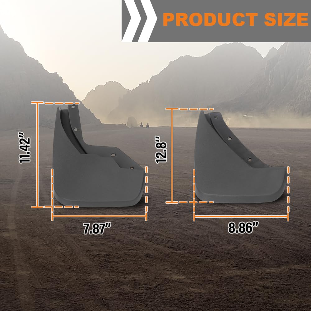 G-PLUS Front Rear Fender Splash Guards Mud Flaps Guards Compatible with Volvo XC40 2017-2021 4PCS Black
