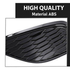 G-PLUS Fog Light Cover for Toyota Black Left Side Close-up View