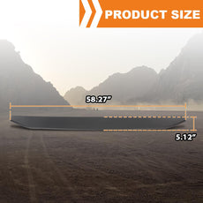 G-PLUS Tailgate Molding Protector for Nissan Frontier 2013-2021 Black Side View