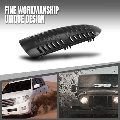 G-PLUS Rear D-Pillar Molding Trim Panels Compatible with Chevy Tahoe GMC Yukon 2000-2006 15764012, 15765114 Black