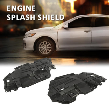 G-PLUS Front Engine Splash Shield Under Cover Compatible with 2012-2014 Camry Front Center Under Cap Left & Right Side Replacement