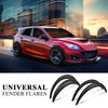 G-PLUS 4Pcs Universal Fender Flares, Durable Polyurethane Extra Wide Auto Car Body Kit NOT Fit Pickup, NOT Fit Corolla/Mercury Mentego, Wheel Protector (Front 23.4"*9.6" & Rear 25.2"*10.8")