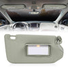 G-PLUS Gray Right Side Sun Visor with with Lights and Mirror Compatible with 2013-2018 Nissan Pathfinder (Platinum, SL, SV)/ 2014-2017 Infiniti QX60 96400-9PB0A