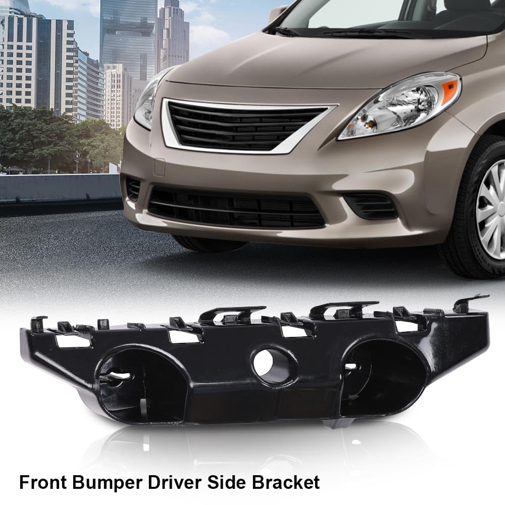 G-PLUS Front Left Side Bumper Brackets Compatible with Nissan Versa Note 2014-2019 622253VY0A, NI1032109