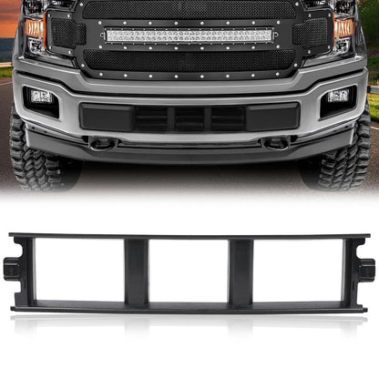 G-PLUS Front Bumper Cover Lower Grille Panel Trim without Metal Clips Compatible with Ford F150 2018-2020 (3.3L and 5.0L Models ONLY) JL3Z17B968BB