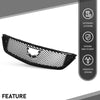 G-PLUS Front Bumper Hood Grille Grill Mesh Compatible with Cadillac CT5 2020-2024 84517549, 84613162, 84934970 Gloss Black