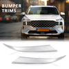 G-PLUS Front Bumper Trims Compatible with Hyundai Santa Fe SEL Plus 2019,Fit Hyundai Santa Fe (submodel: Essential, Limited, Luxury, Preferred, Preferred Turbo, SE, SEL, Ultimate) 2019-2020 Chrome