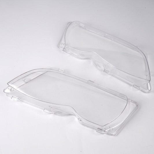 G-PLUS Headlight Lens Cover Compatible with BMW E46 4Door 320i 325i 325xi 330i 330xi 2002-2005, 63126924046 63127165772 63127165786
