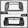G-PLUS Center Dash Bezel Trim Compatible with Toyota Camry 2002-2006 Radio Bezel AC Air Vents Gray Dashboard Cover