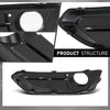 G-PLUS Front Passenger Right Side Fog Light Cover Trim Driving Lamp Compatible with BMW 230i xDrive Base 2017-2021 For Sport Line Models Without M Sport Package 51117343732, BM1039163 Black