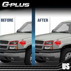 G-PLUS Headlight Lens Cover 2PCS for Chevy Silverado 2003-2006 Smoky Lens Product Image