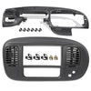 G-PLUS Dash Pad Bezel Graphite & Center Dash Radio Bezel Fit Ford F150 / Ford Expedition 1997-2003 Gray