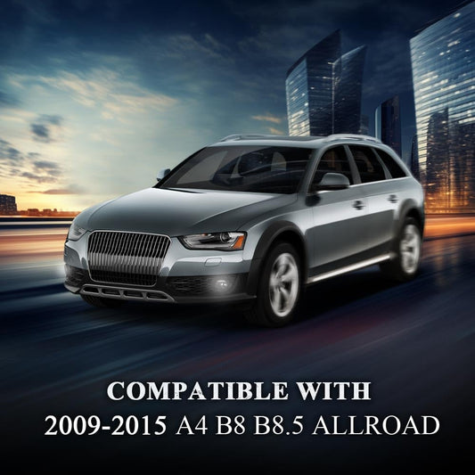G-PLUS Front Bumper Fog Light Lamp Cover Grille Compatible with Audi A4 S-line S4 2013-2015 8K0807681L, 8K0807682M
