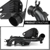 G-PLUS Turbo Air Pipe Intercooler Pressure Hose, Compatible with Audi A4 A5 allroad 2009-2017, 8K0145673AJ, 8K0145673M