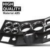 G-PLUS Dash Bezel Compatible with 1984-1987 Chevy GMC Truck Instrument Cluster Bezel w/Air Conditioning & Lower Column Cover (w/o Wiper Switch Hole) Replace for 14057869