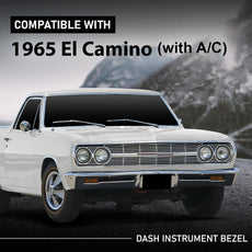 G-PLUS Dash Bezel for Chevy Chevelle El Camino 1965 With A/C Silver Product Specifications
