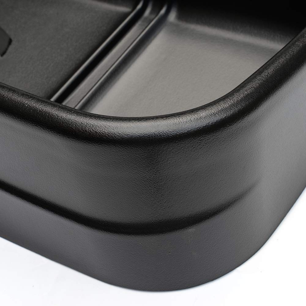 G-PLUS Under Seat Storage Box Replacement For Chevy Silverado GMC Sierra 1500 2500HD 3500HD Crew Cab 2014 2015 2016 2017 2018 Seat Storage Organizer Black