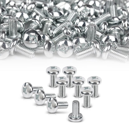 G-PLUS 100 License Plate Screws Compatible with Most Vehicles,Fit Benz Audi Japanese | 6mm x 12mm, #2136