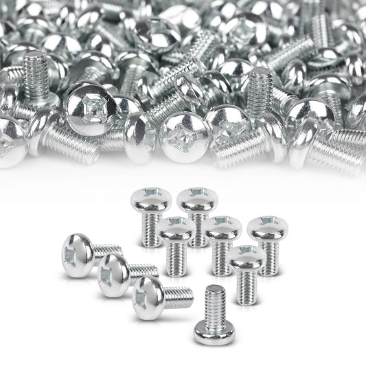 G-PLUS 100 License Plate Screws Compatible with Most Vehicles,Fit Benz Audi Japanese | 6mm x 12mm, #2136