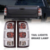 G-PLUS Tail Lights w/Bulbs & Wiring Harness Compatible with 2007-2014 Chevy Silverado 1500 2500 3500 2007-2009 GMC Sierra 3500 HD Taillights Taillamps Brakelights Luces Traseras Faros TraserosAssembly
