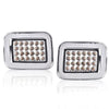 G-PLUS 2pcs LED Front Park Signal Lamp Compatible with 03-08 H2 05-08 H2 SUT Left Right Corner Signal Lights Parking Lamps Turn Signal Marker Light Front Fender Replacement