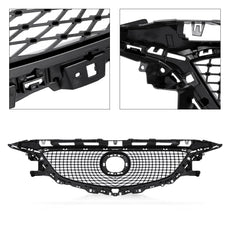 G-PLUS Upper Grille Grill for Mazda 6 Atenza 2014-2016 Black Mesh ABS Product Features