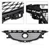G-PLUS Front Bumper Upper Grille Compatible with Mazda 6 Atenza 2014-2016 Mesh Hood Grill ABS Black