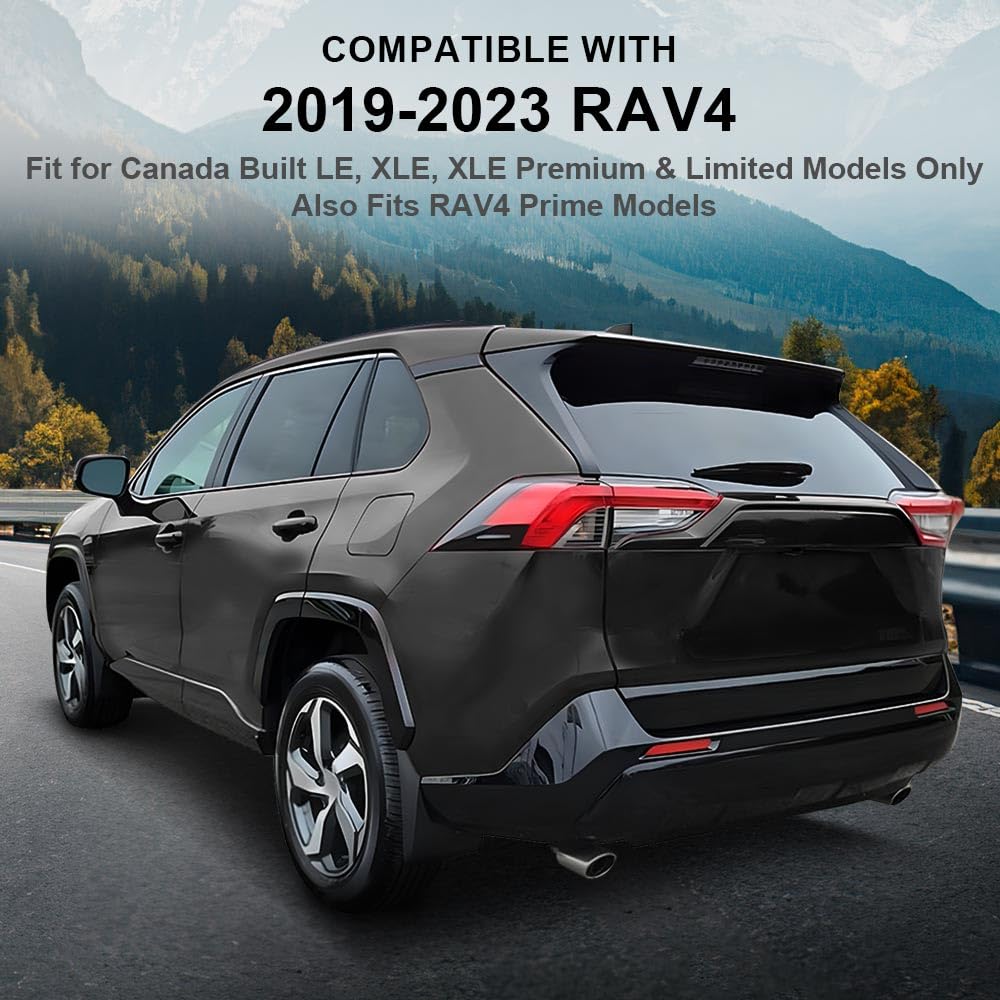 G-PLUS Rear Bumper Cover Extension Assembly Left Driver Side Compatible with Toyota RAV4 2019-2023 TO1116110 5216242944 521620R906