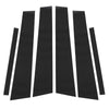 G-PLUS 6pcs Set Door Trim Piano Decal Compatible with BMW 3 Series E90 2005 2006 2007 2008 2009 2010 2011 2012