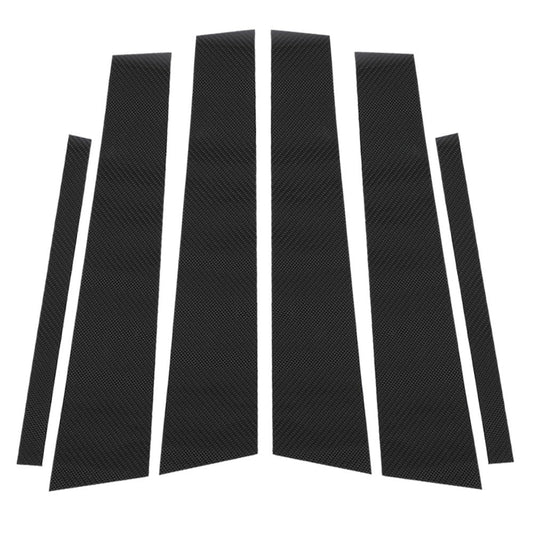 G-PLUS 6pcs Set Door Trim Piano Decal Compatible with BMW 3 Series E90 2005 2006 2007 2008 2009 2010 2011 2012