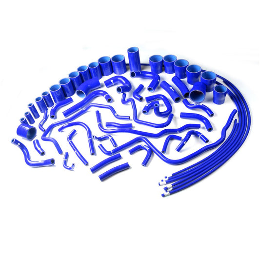 Silicone Radiator Turbo Hose Kit Replacement For Nissan 300ZX VG30DETT Z32 1990-1999 Blue