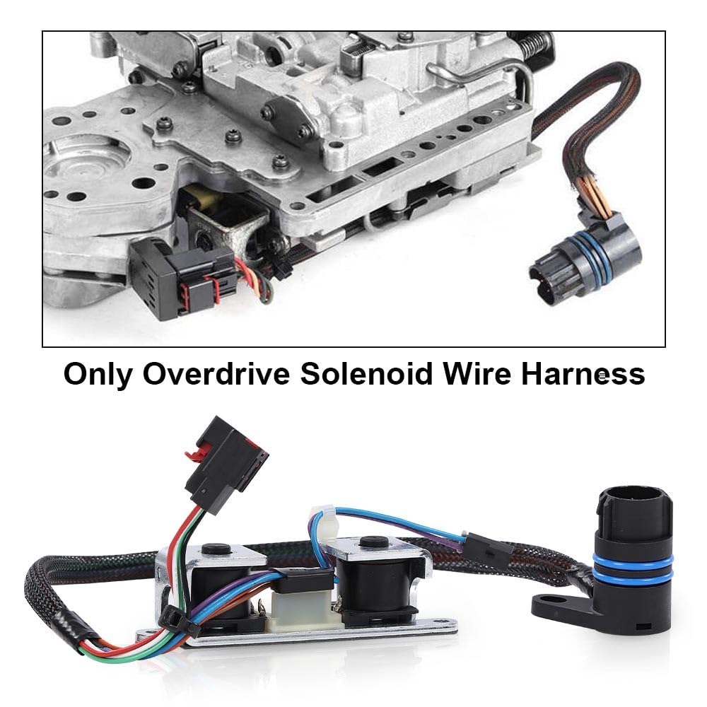 G-PLUS 48RE Transmission Overdrive Solenoid Wire Harness Fit All A500 & A518 Transmissions 2000-On 12420C, 52118500AB