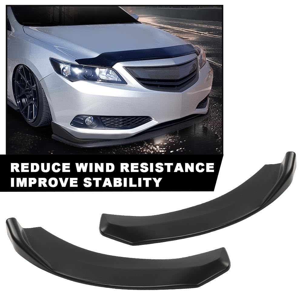 G-PLUS Universal Front Bumper Lip Splitter Diffuser Polyurethane Winglet Type-2 Aero