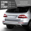 G-PLUS Rear Bumper Step Plate Trim Chrome Compatible with Benz ML250 Bluetec 4Matic 2015 Fit Benz ML350 Base 2013-2015 1668852174 Bumper Protector Guard Silver