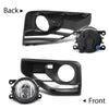 G-PLUS Fog Lights Bumper Lamps Assembly & Wiring Harness Compatible with Nissan Pathfinder 2017-2020 261509B90E, 261509B90E