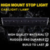 G-PLUS LED LED 3rd Brake Light Compatible with Leer, ARE, Century, Jason and Astro High Mount Stop Parking Lamp Smoke Lens Black Housing