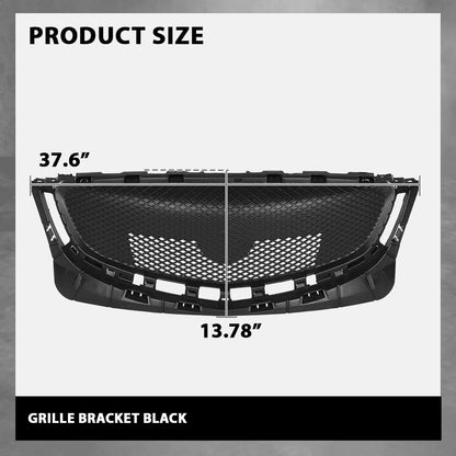 G-PLUS Grille Bracket Compatible with Buick Verano Base 2012 2013 2014 2015 2016 2017,Fit Buick Verano 2013-2017 20984580, GM1207111 Black