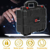G-PLUS Graded Card Storage Box Fit BGS PSA SGC FGS Graded Sports Trading Cards, Hold 75 Graded Cards or 250 Ungraded Cards Heavy Duty Weatherproof Case Red And Black