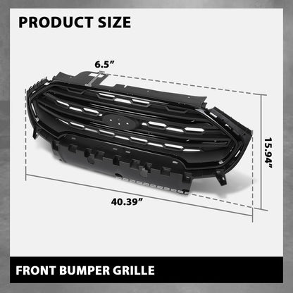 G-PLUS Bumper Grille, Compatible with Ford Ecosport 2018-2022, GN1Z-17B968-AB, GN1Z17B968AB, FO1200633