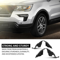 G-PLUS Front Right Fender Liner for Ford Explorer Police Utility 2016-2019 Additional Angle