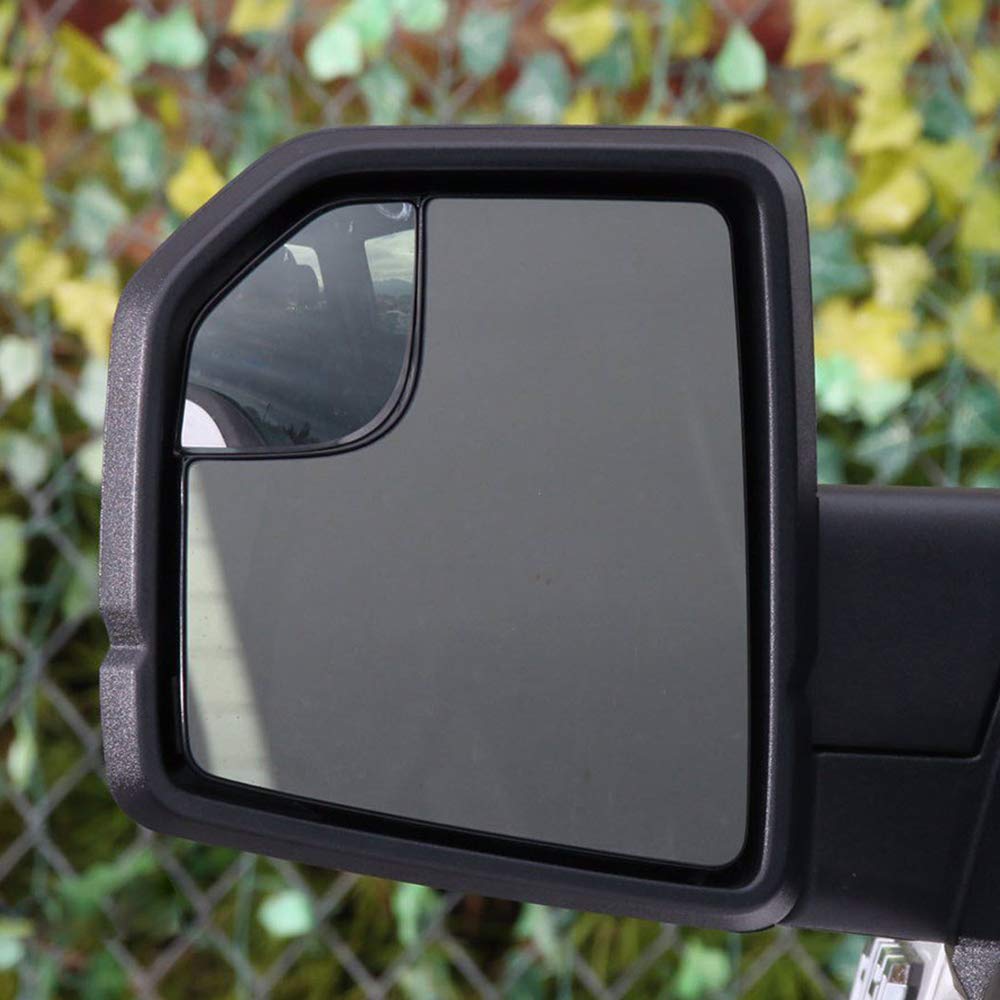 Left Driver Side View Mirror Glass Compatible With Ford F150 2015-2020 Pickup Truck Exterior Mirror