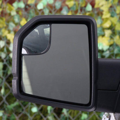 Left Driver Side View Mirror Glass Compatible With Ford F150 2015-2020 Pickup Truck Exterior Mirror