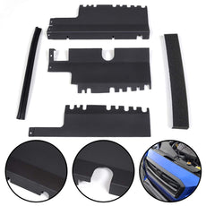 Performance Radiator Shroud Cooling Plate Kit for Subaru WRX STI 2015-2018 Black