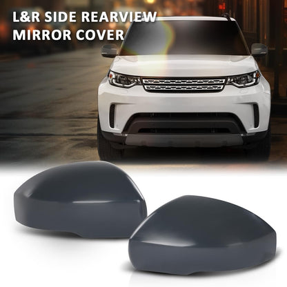 G-PLUS Rearview Mirror Cover Left and Right Side Compatible with Range Rover 2013-2019,Fit Discovery 2017-2020 Black