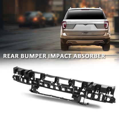 G-plus Rear Bumper Impact Absorber Compatible with Ford Explorer 2016-2017 FB5Z17C882B, FO1170150 Black