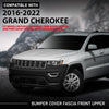 G-PLUS Bumper Cover Fascia Front Upper Compatible with Jeep Grand Cherokee 2016-2022,Fit Models without Park Assist System, With Tow Hook Holes